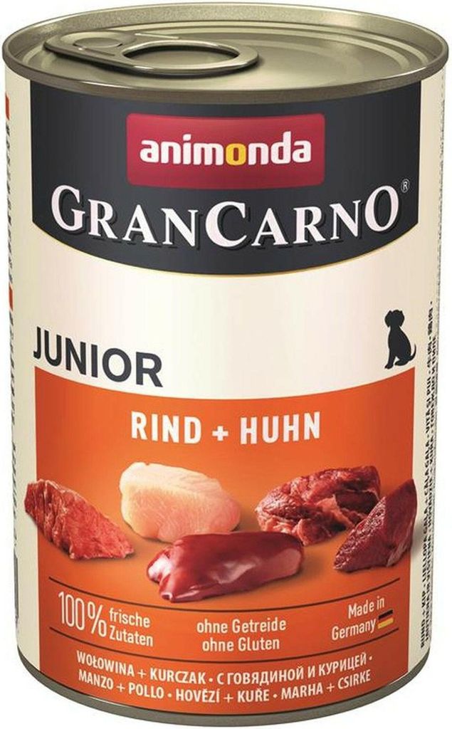 Animonda Dog Dose GranCarno Junior 6x400g | Huhn & Kaninchen