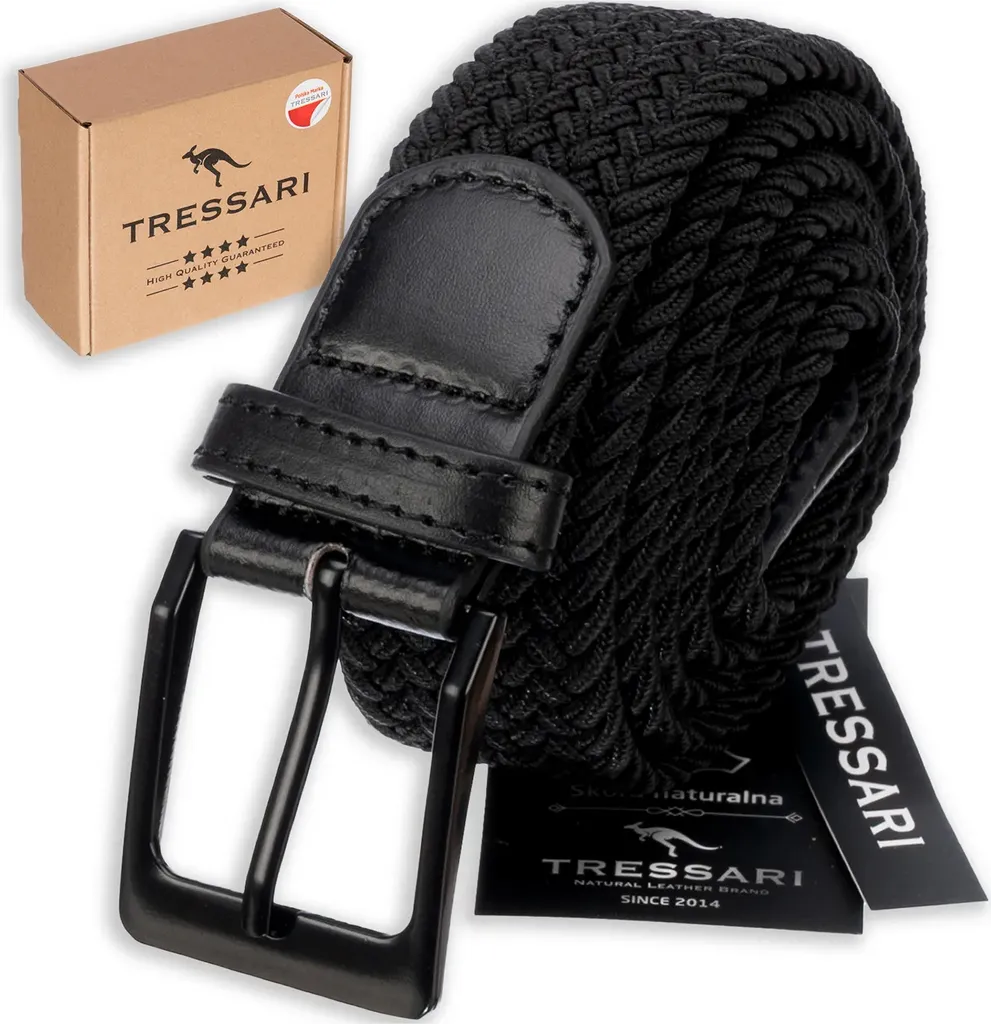B&J Cintura Ricch Nero: Accessorio Business Professionale Taglia Unica