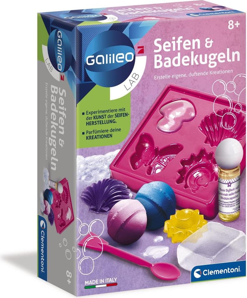 Clementoni Galileo - Seifen und Badekugeln, Seife, Chemie, Produktbild 