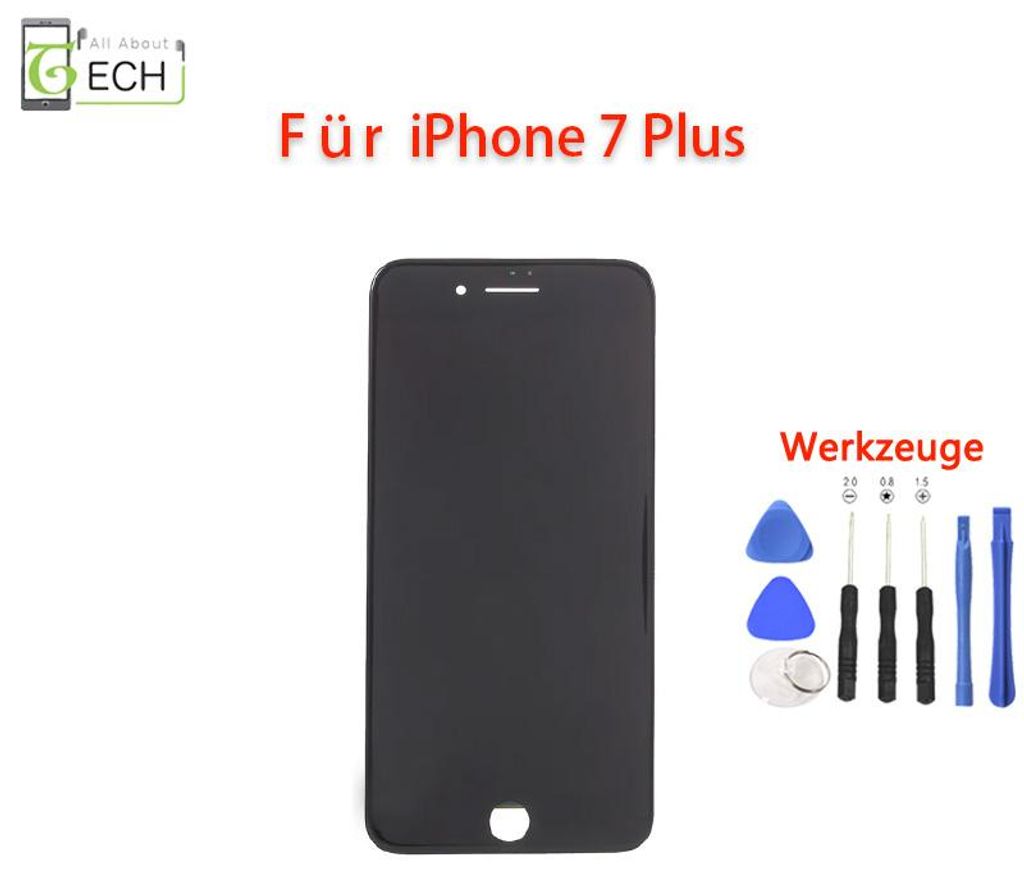 Für iPhone 7 Plus 5.5 Schwarz LCD HD Display Touchscreen Produktbild 