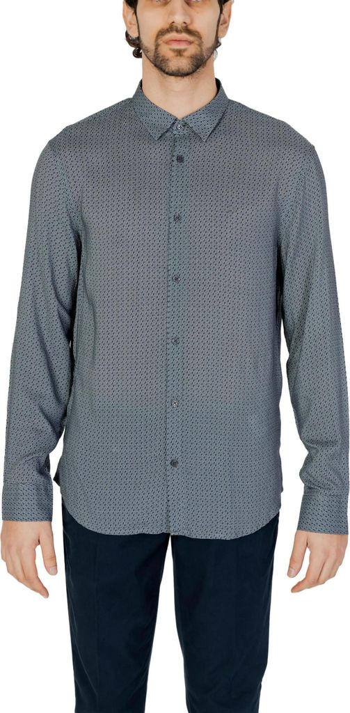 Armani Exchange Herren Hemd Grau 471845 : Größe - S Größe: S