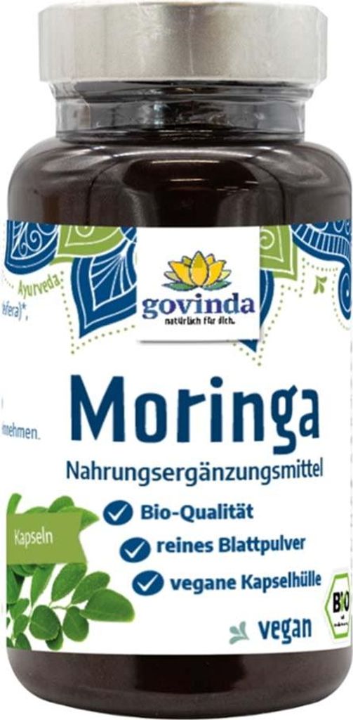 Govinda Moringa gélules | 200 gélules || vegan Image du produit 