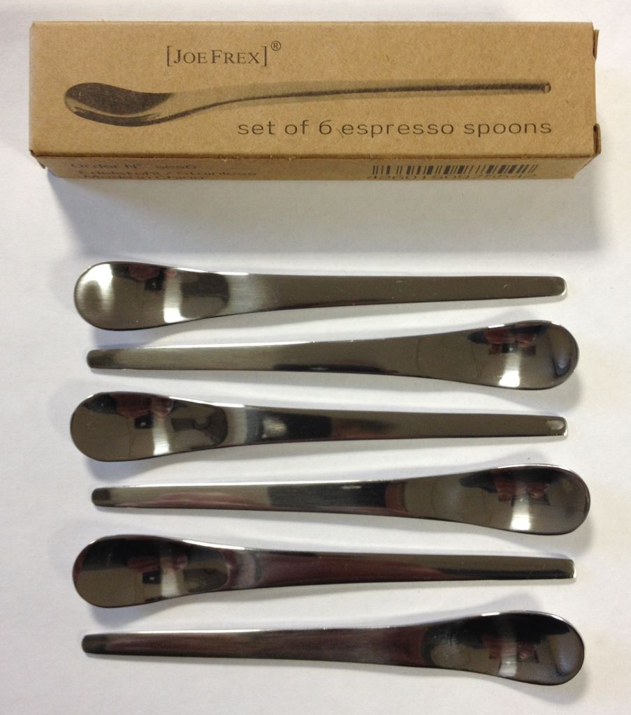 JoeFrex Espressolöffel Edelstahl 6 Stück Produktbild 