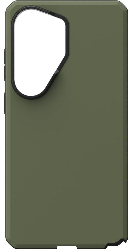 Gepanzerte Handyhülle für Galaxy S26 Ultra, Urban Armor Gear Civilian LT mit MagSafe, Olivgrün mit schwarzen Rahmen