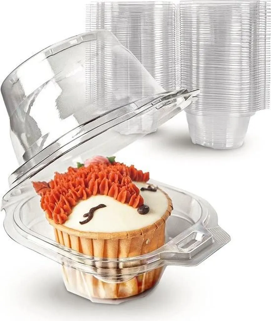 Set 60 Scatole Cupcake Singole Bianche | Packaging Muffin Matrimonio