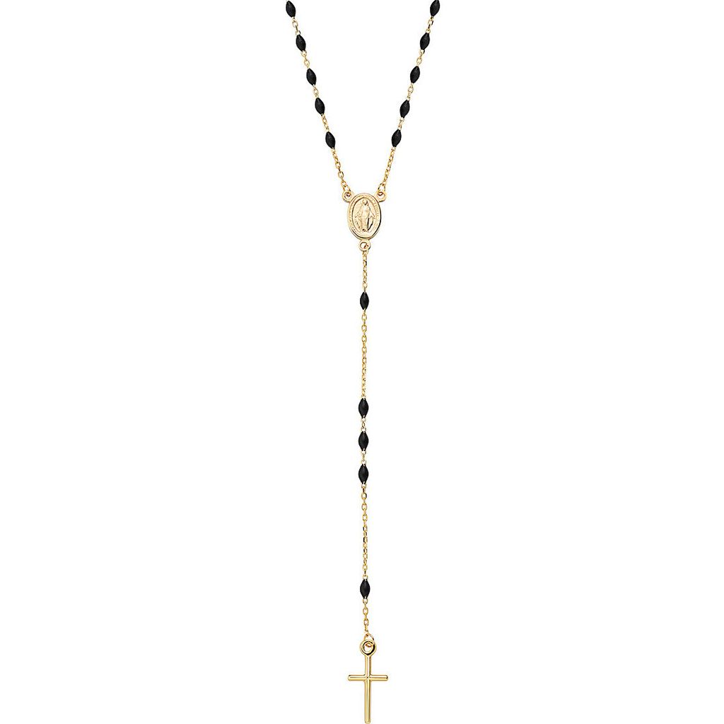 Halsketten Rosenkranz Amen Gold Von 50 cm bis 70 cm Kollektion - frau
