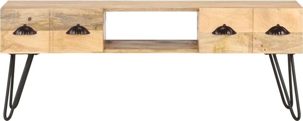 vidaXL TV-Schrank 120x35x45 cm Mango Massivholz