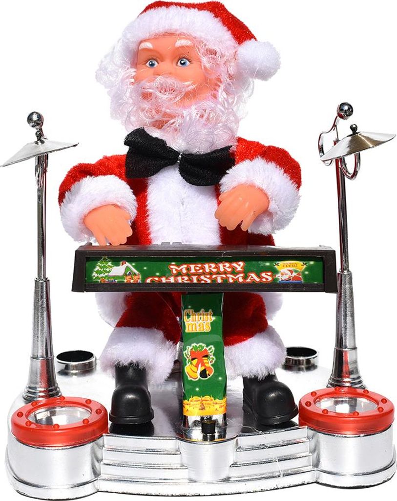 Elektrische Weihnachten Santa Claus Musik Instrument Spielen Weihnachten Spielzeug Party Ornamente
