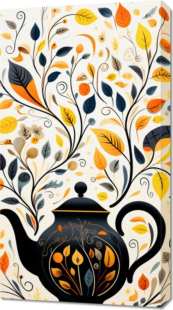 Quadro 50x90 cm Melodia autunnale