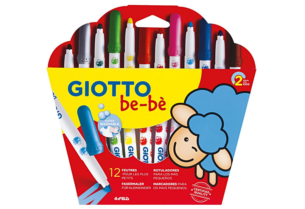 GIOTTO be-bè Super-Fasermaler 12er Kartonetui