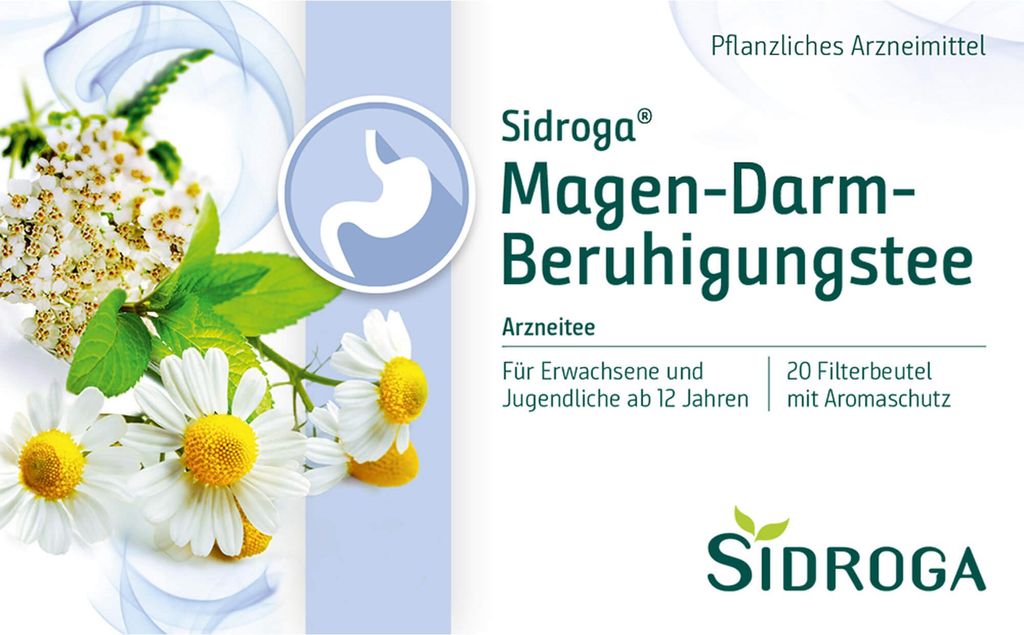 Sidroga Magen-Darm-Beruhigungstee Filterbeutel, 20 St. Filterbeutel