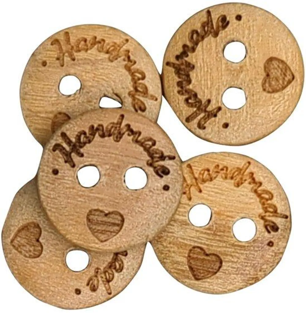 Boutons bois d'olivier 12 mm : l'alternative durable au plastique