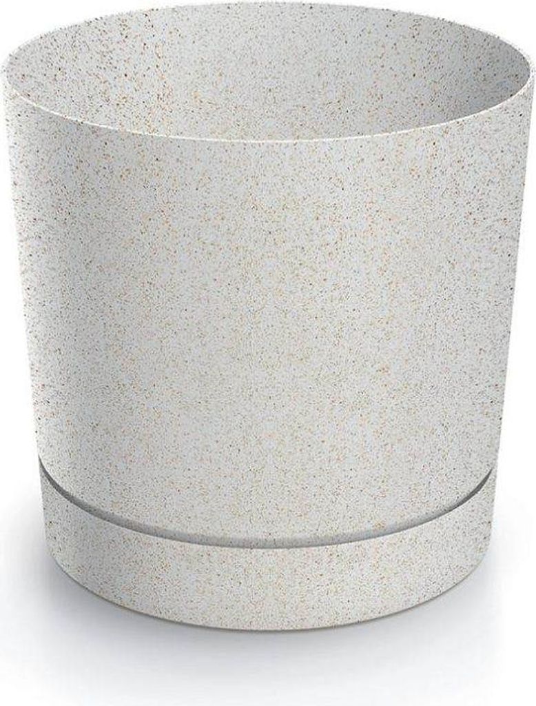 Prosperplast Blumentopf TUBO P Eco Wood Weiß 39 cm