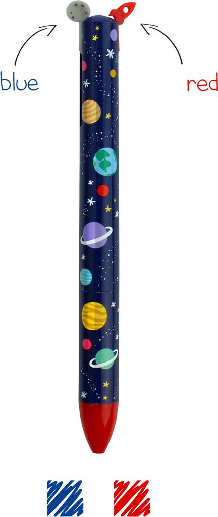 Click&Clack Two Color Pen- Space Produktbild 
