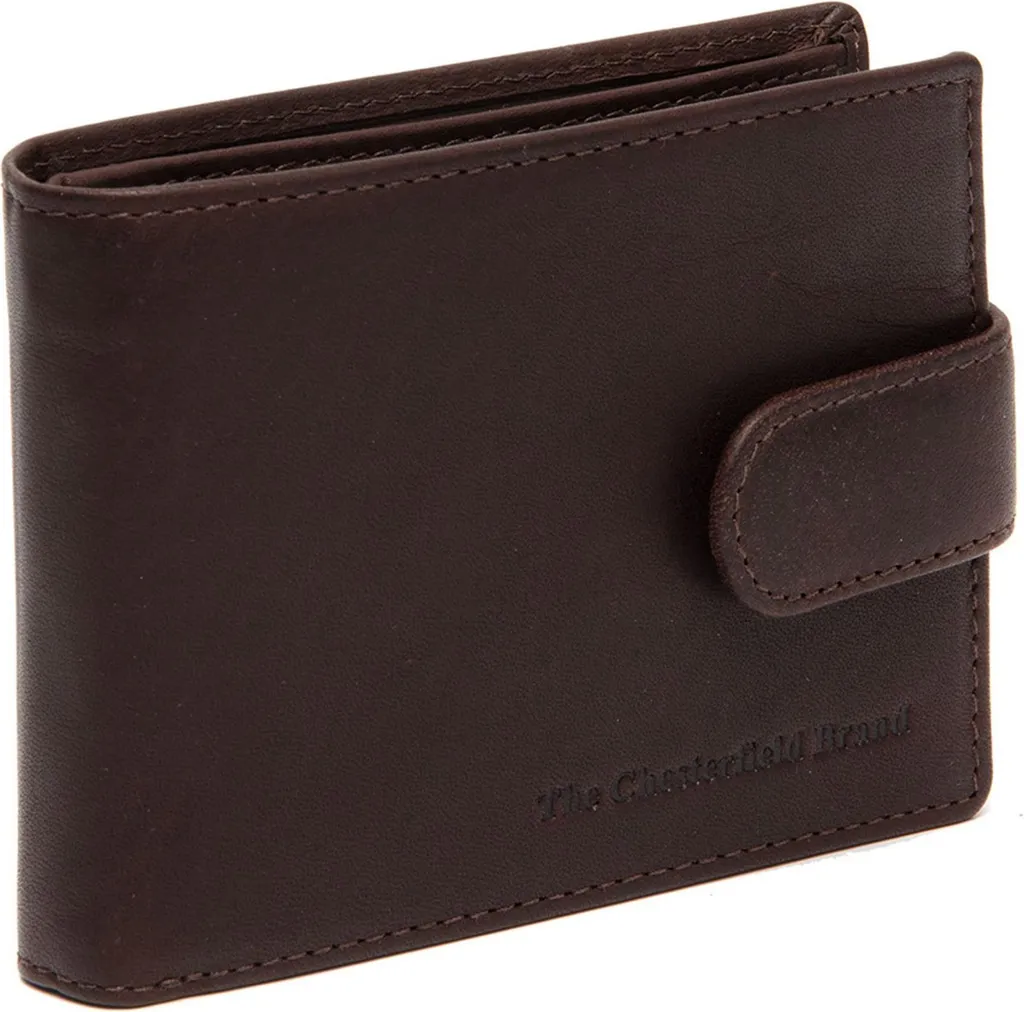 The Chesterfield Brand Yamba Wallet - Porte-monnaie en Cuir Marron Foncé