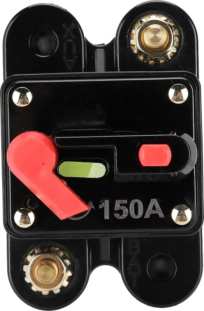 Interruttore Automatico Magnetotermico 120A 12-48V | Con Ripristino Manuale | Impermeabile Per Camper, Barca, Inverter, Impianti Solari - 2