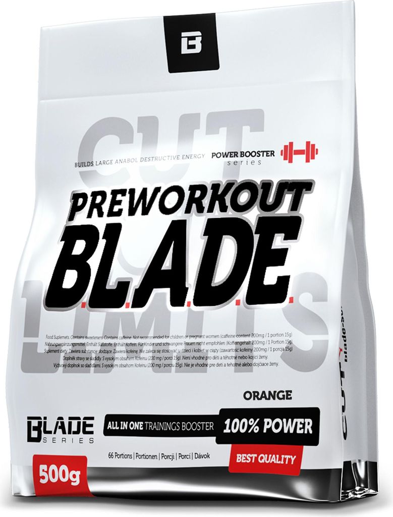 BLADE SERIES Preworkout BLADE - Booster - 500g Orange Produktbild 