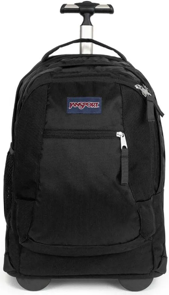 JanSport Driver 8 Sac à Dos à Roulettes 36L Noir pour Ordinateur 15"