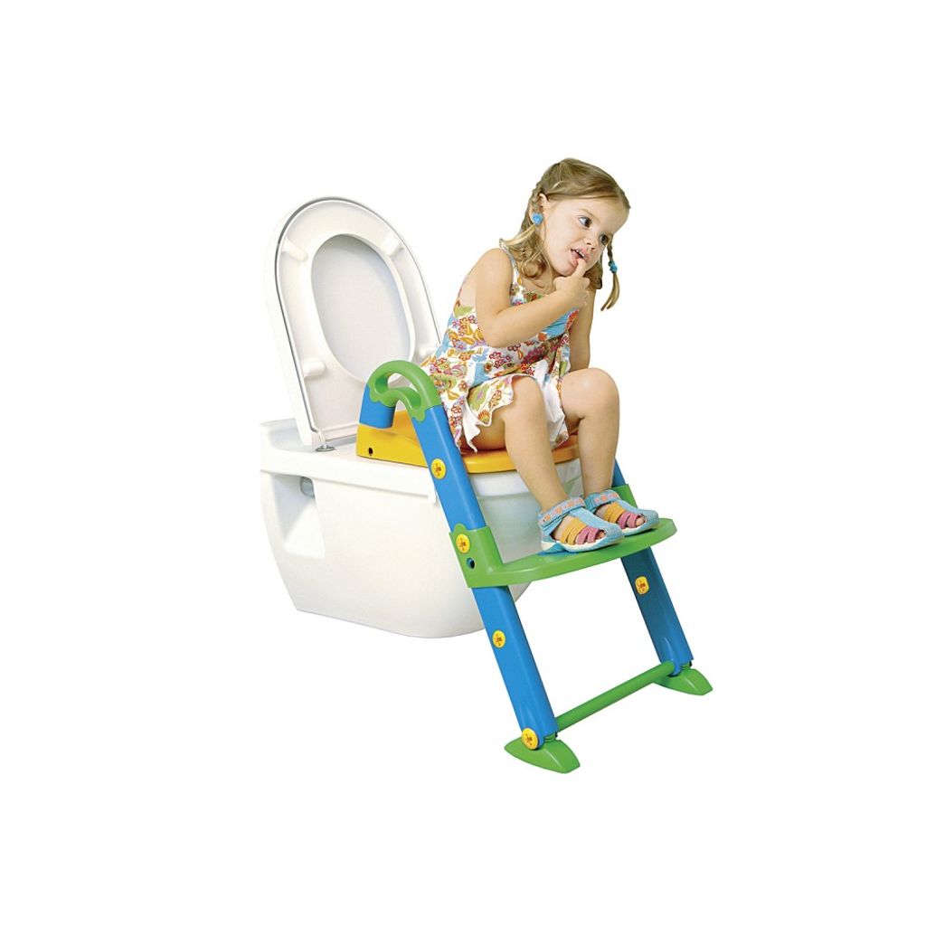 Toilettentrainer 3in1 Sicherheits Babytrainingtoilette Töpfchen Toilettensitz PP 