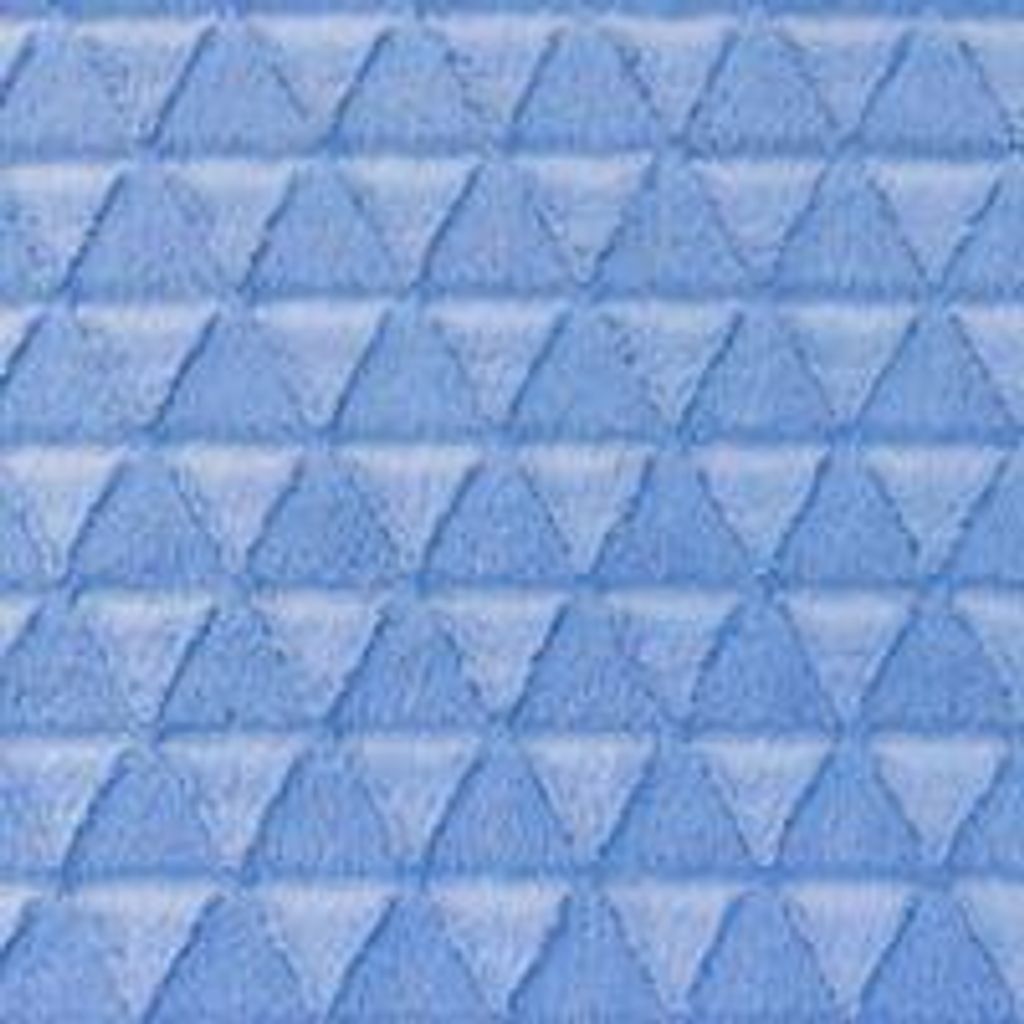 Fellstoff Meterware Dreiecke blau 1,70m