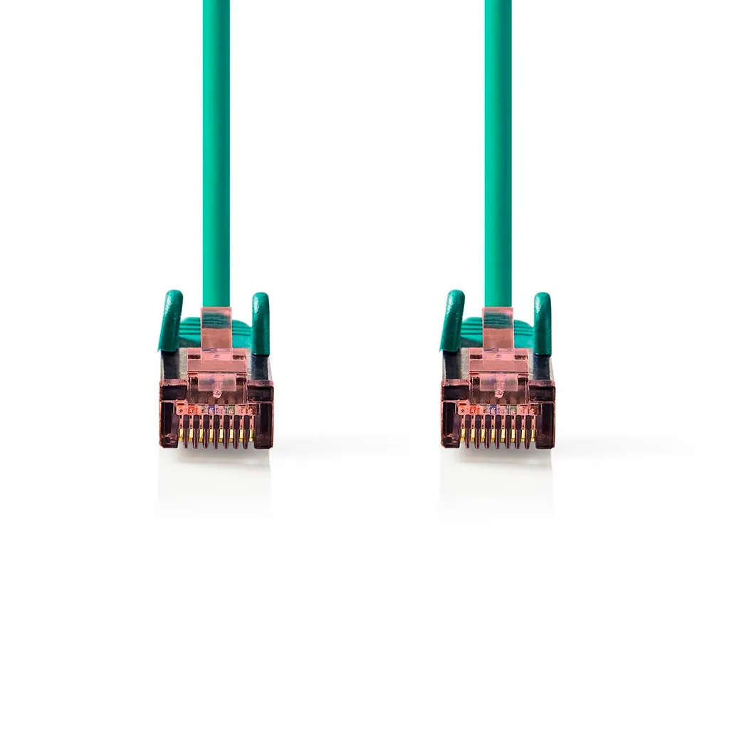 Câble Réseau Vert CAT6 3m S/FTP pour Box Internet et Console - Connexion Stable
