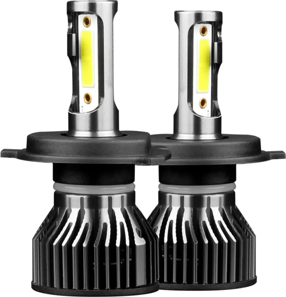 Lampadine LED H4 6000K Auto e Moto Alluminio IP68 Turbo Fan 12k