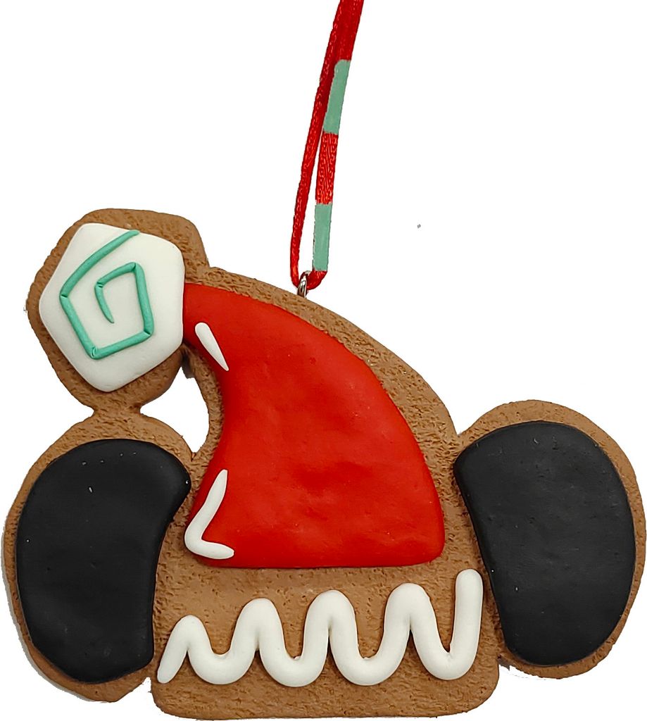 Disney Micky Maus Mütze Ornament Lebkuchen Weihnachten Kugel