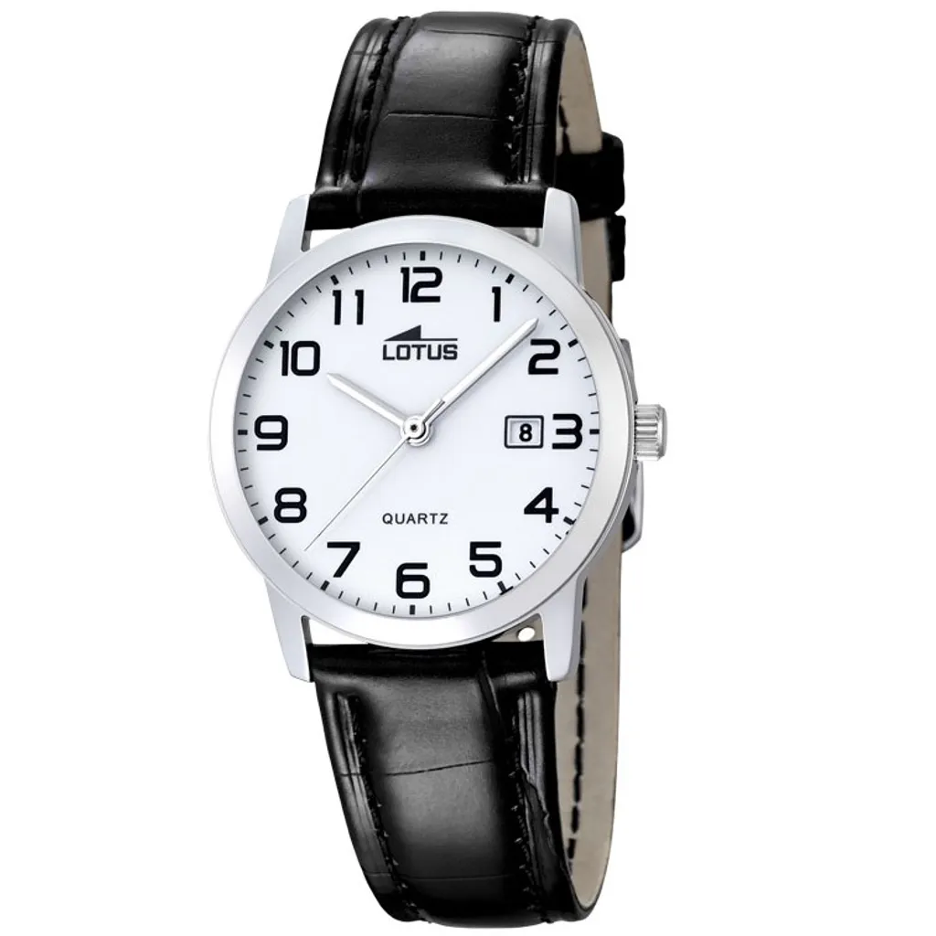 Lotus Orologio da Polso Donna 18240-1 | Cinturino Pelle Nero Casual