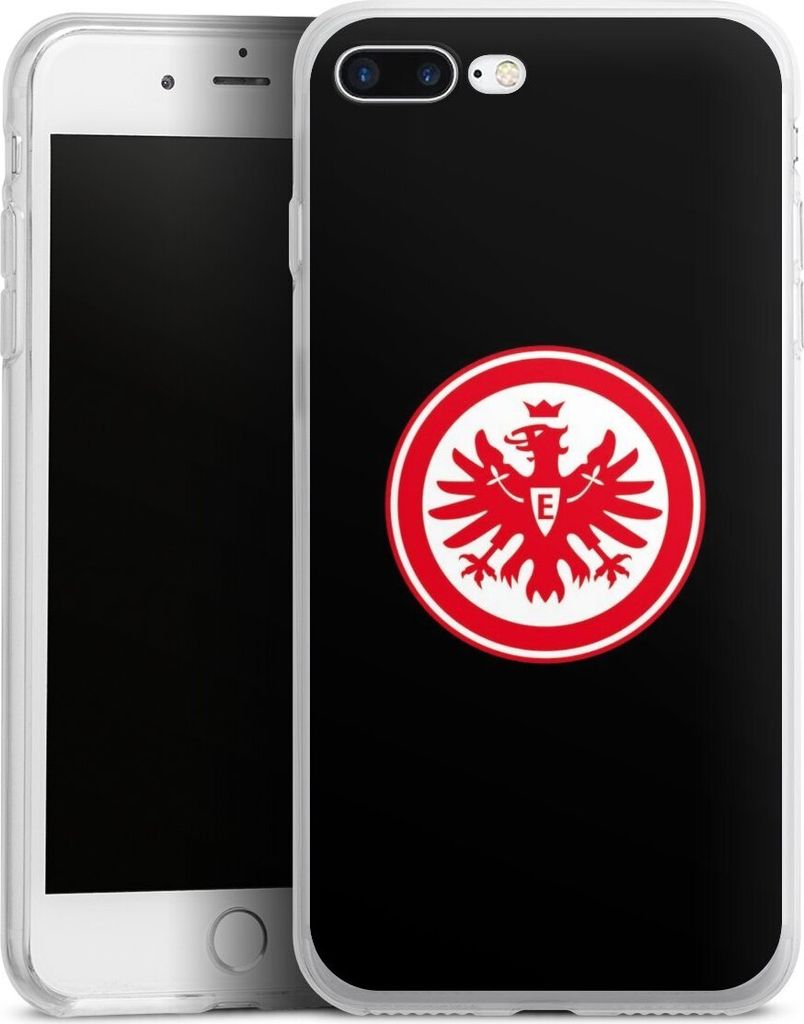 DeinDesign Handyhülle für Apple iPhone 8 Plus Silikon Hülle Case Smartphone Schutzhülle Adler Eintracht Frankfurt SGE