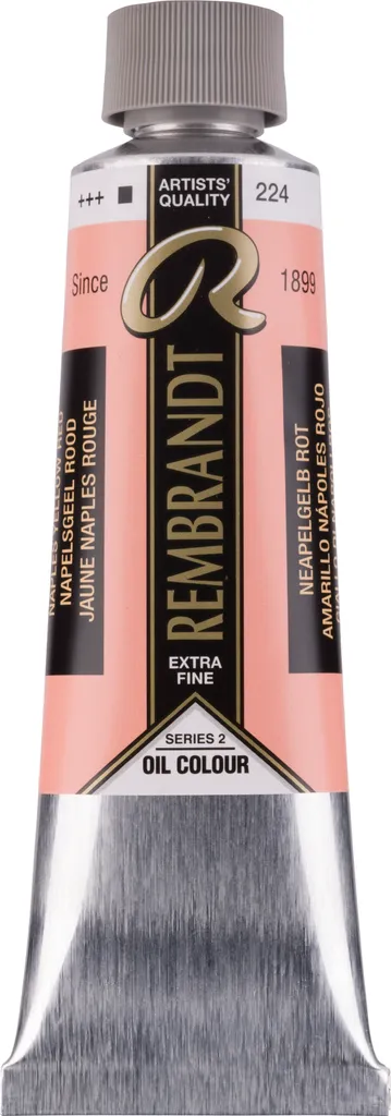 Rembrandt peinture à l'huile en tube 150 ml, Jaune Napolitain Rouge 224