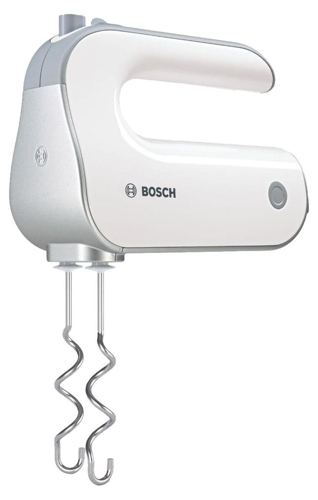 Mikser ręczny Bosch MFQ 4080 - zestaw biały/srebrny Zdjęcie produktu 