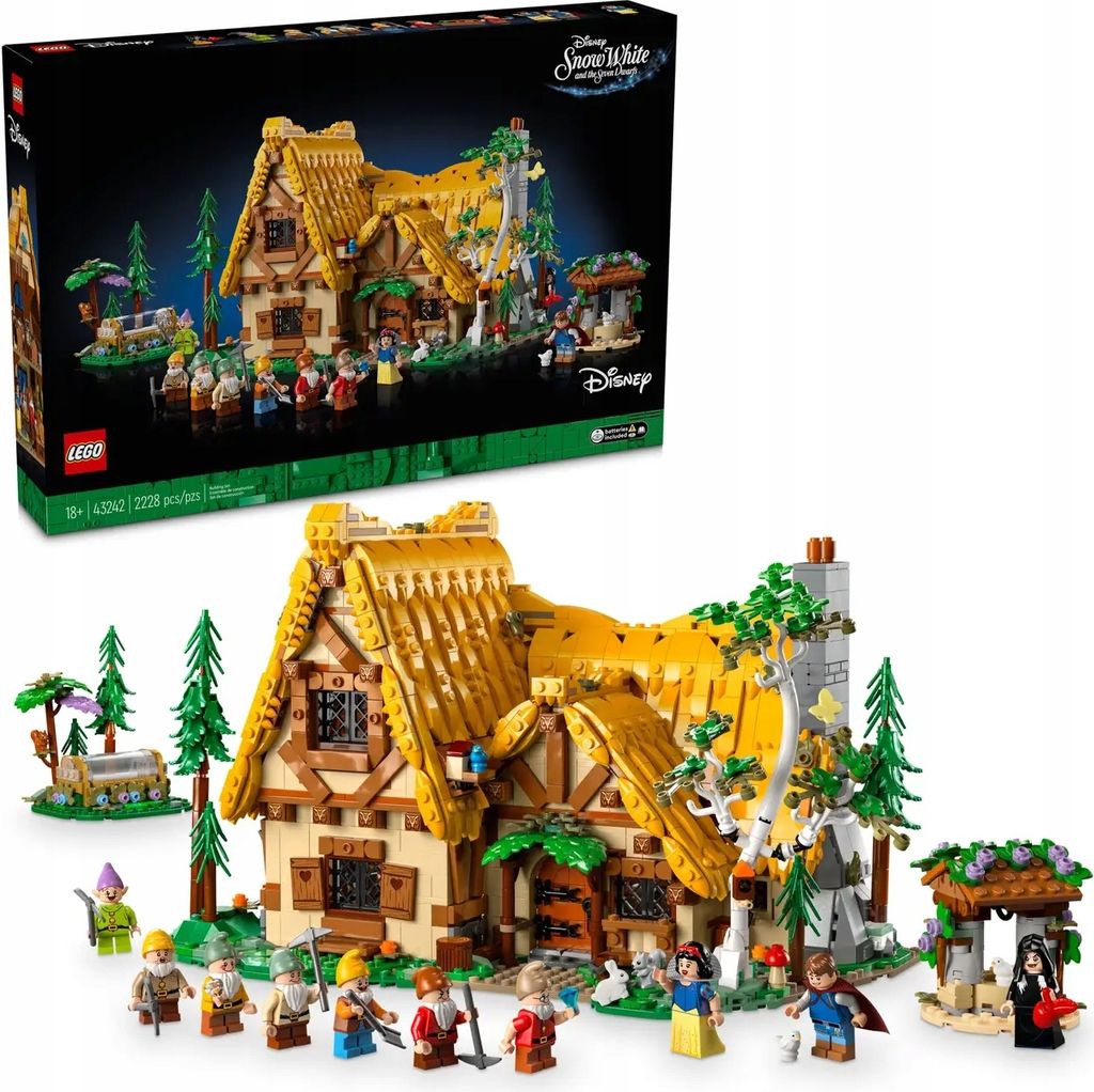 LEGO Disney La cabane de Blanche-Neige 43242 Image du produit 