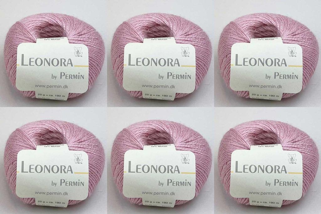 6x Leonora von Permin – s Garn aus Seide, Wolle und Produktbild 