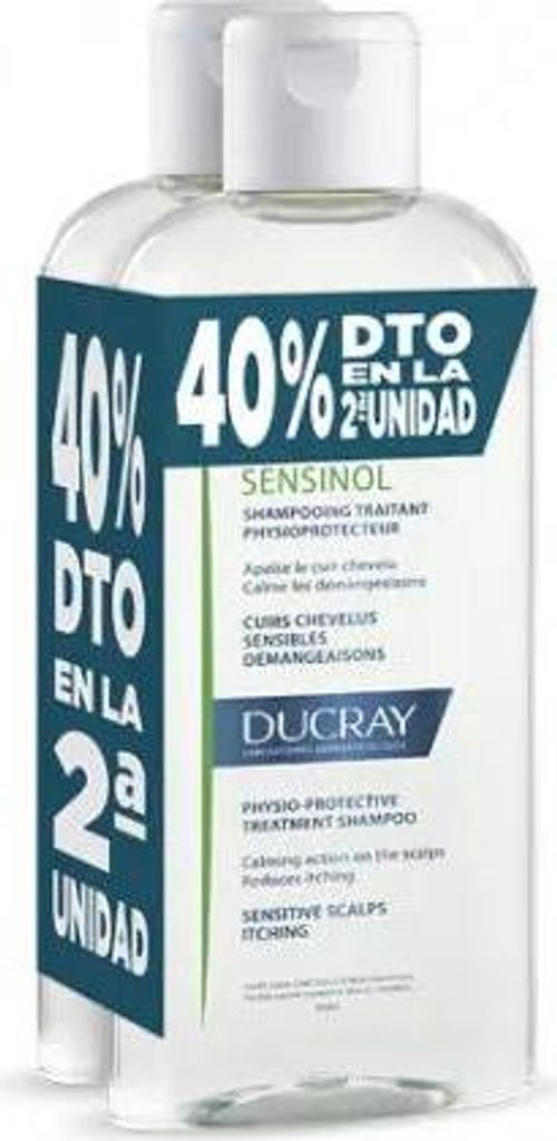 Ducray Sensinol Physio-protective Treatment Shampoo 2x400ml Produktbild 