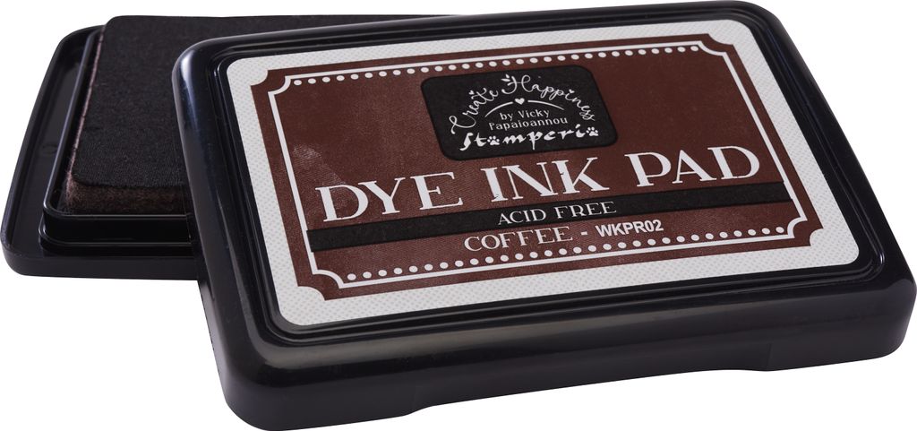 Stamperia DYE INK PAD 5.5x8.5 cm Stempelkissen für Scrapbooking und Basteln Coffee