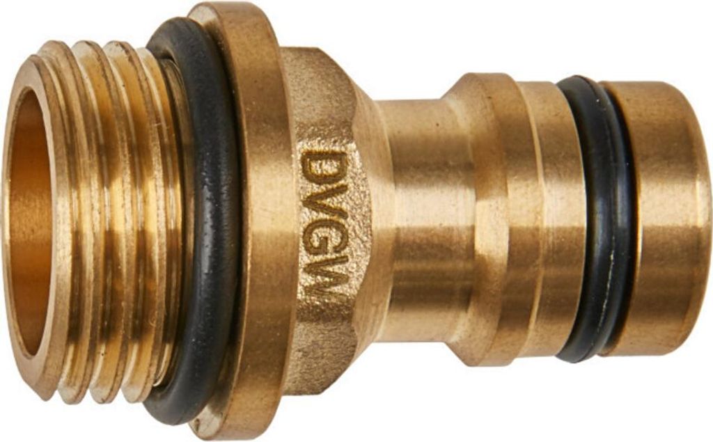 plus-Gerätestecker GEKA Trinkwasser Messing DVGW  AG G13 mm Produktbild 