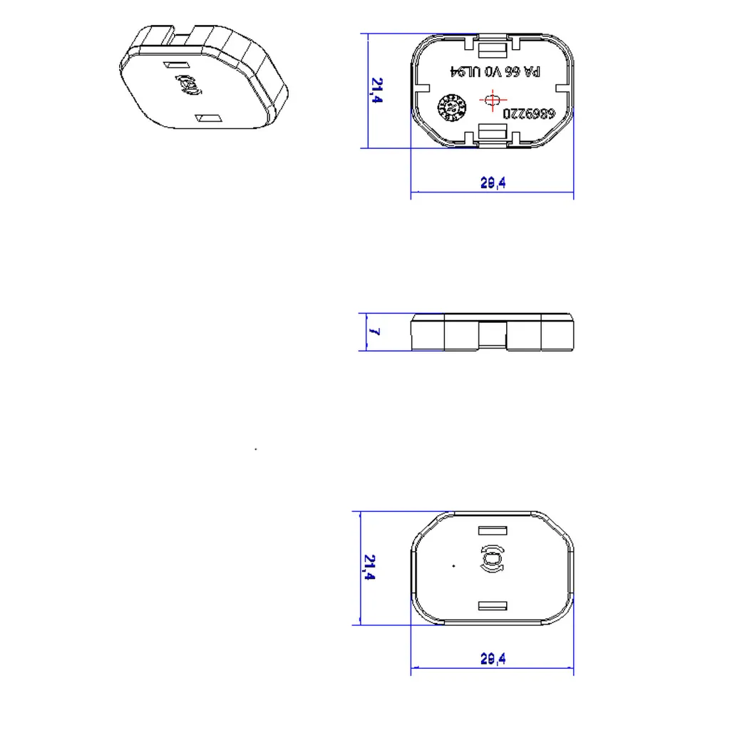 Bouchons pour prise C13 BACHMANN pour sécurisation PDU et Baie Serveur