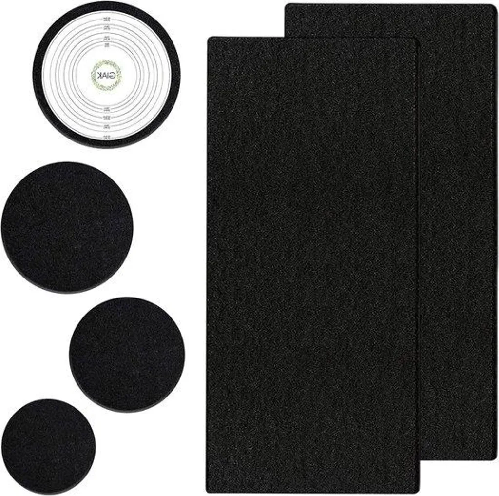 Kit 2 filtres à charbon actif pour seau à compost de cuisine anti-odeurs