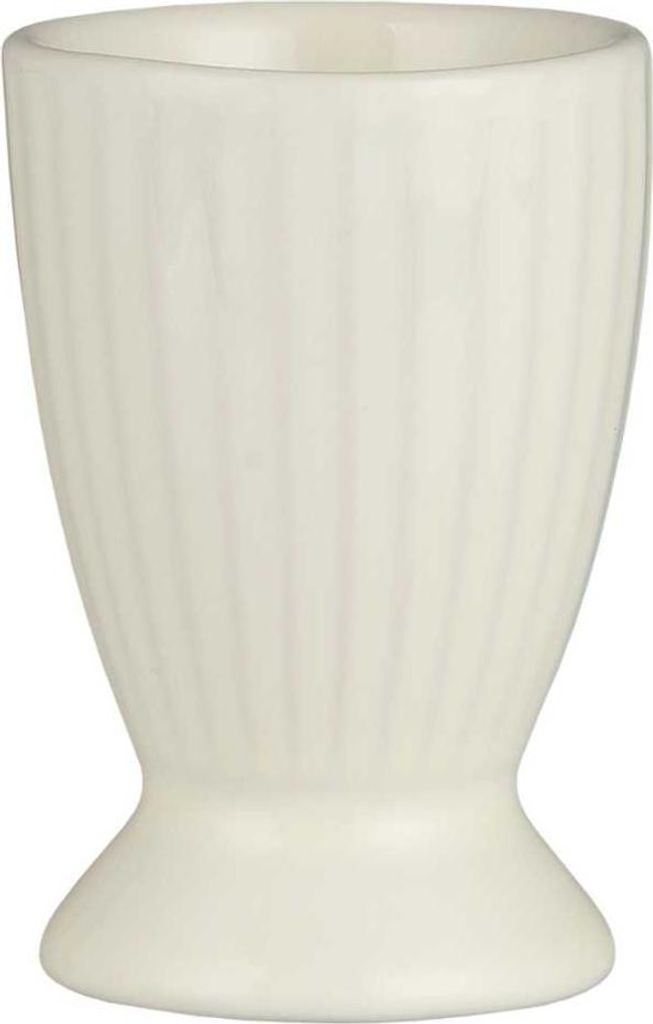 IB Laursen Eierbecher Mynte BUTTER CREAM Creme Weiß Keramik