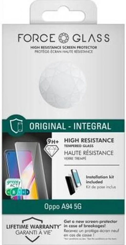 VETRO TEMPERATO 3MK Protezione per Oppo A94 5G | Antigraffio, Facile Installazione - 1 Pezzo