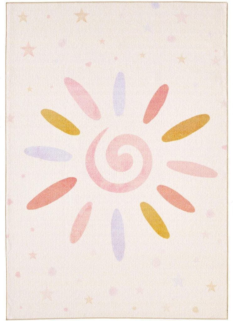 Kinder Teppich PLAY Creme 80 x 120 cm