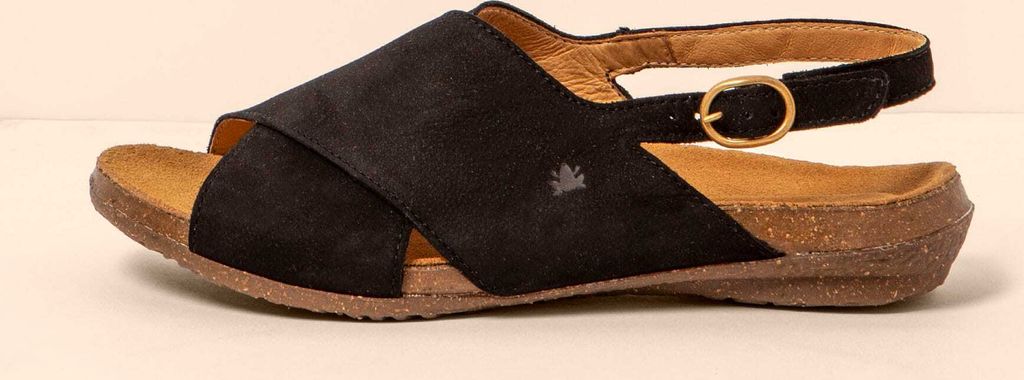 El naturalista Sandalen N5558 NOBUCK LAVADO BLACK / WAKATAUA Farbe Black