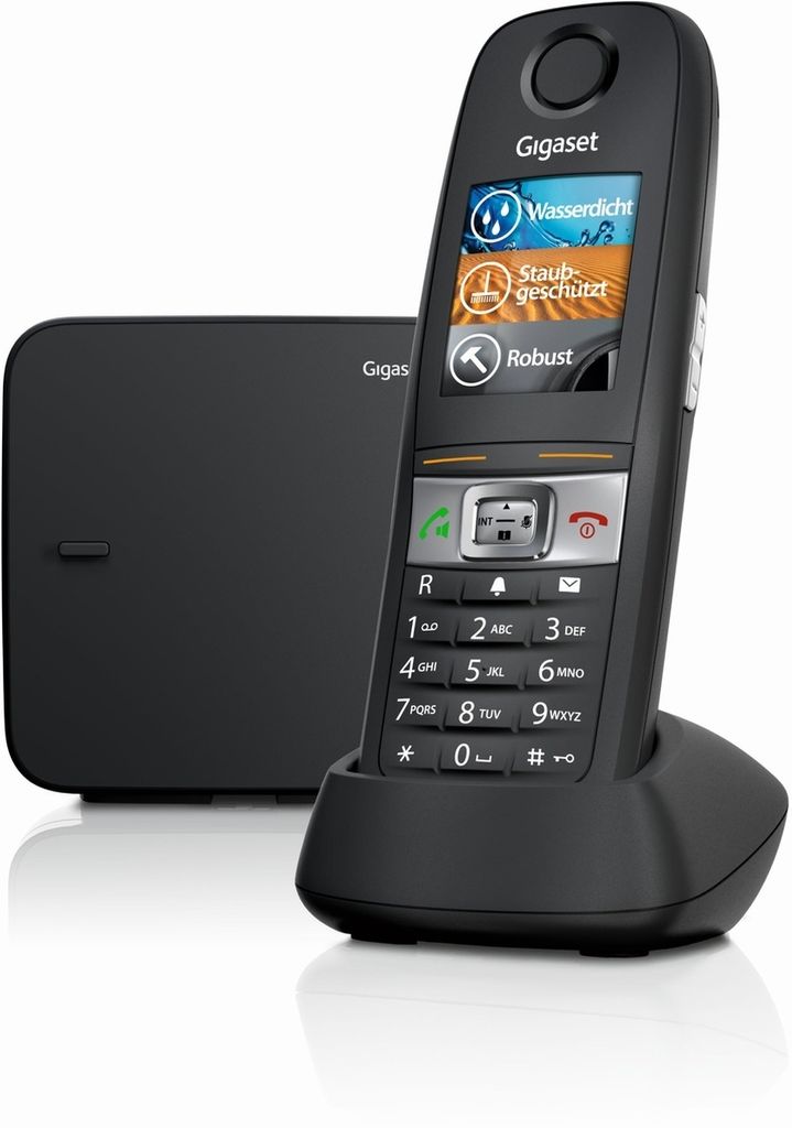 Gigaset E630 Großtastentelefon schnurlos IP65 - schwarz Produktbild 