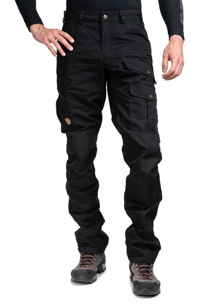 Trekkinghose für Herren Fjallraven Barents Pro L/50 cm - schwarz