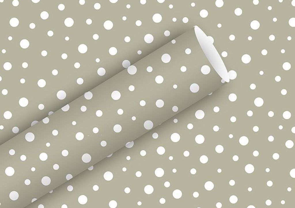 Braun & Company Geschenkpapier grau 2 m x 70 cm