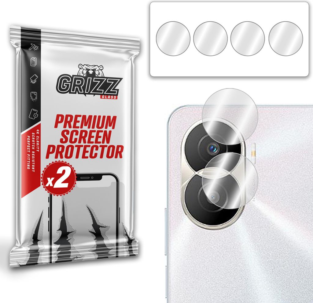 GrizzGlass HybridGlass Kameraglas für Honor Play7T Pro