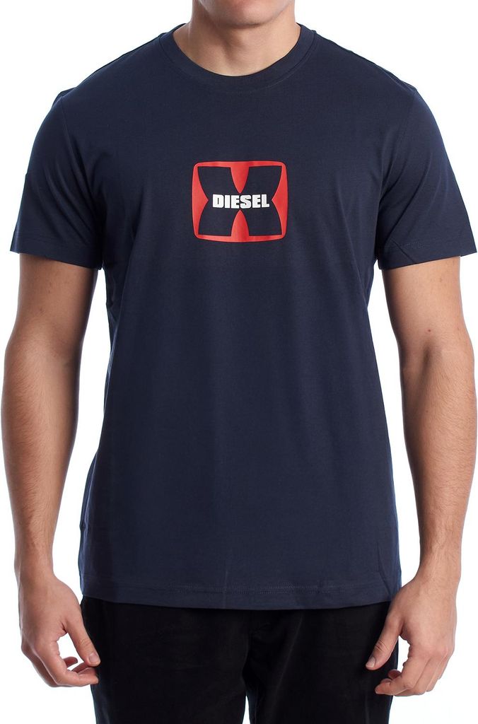Diesel Slim-Fit-T-Shirt für Herren mit kurzen Ärmeln A03848_RPATI