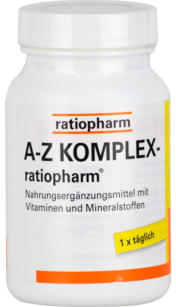 A-Z Komplex-ratiopharm Tabletten, 100 St. Tabletten Produktbild 