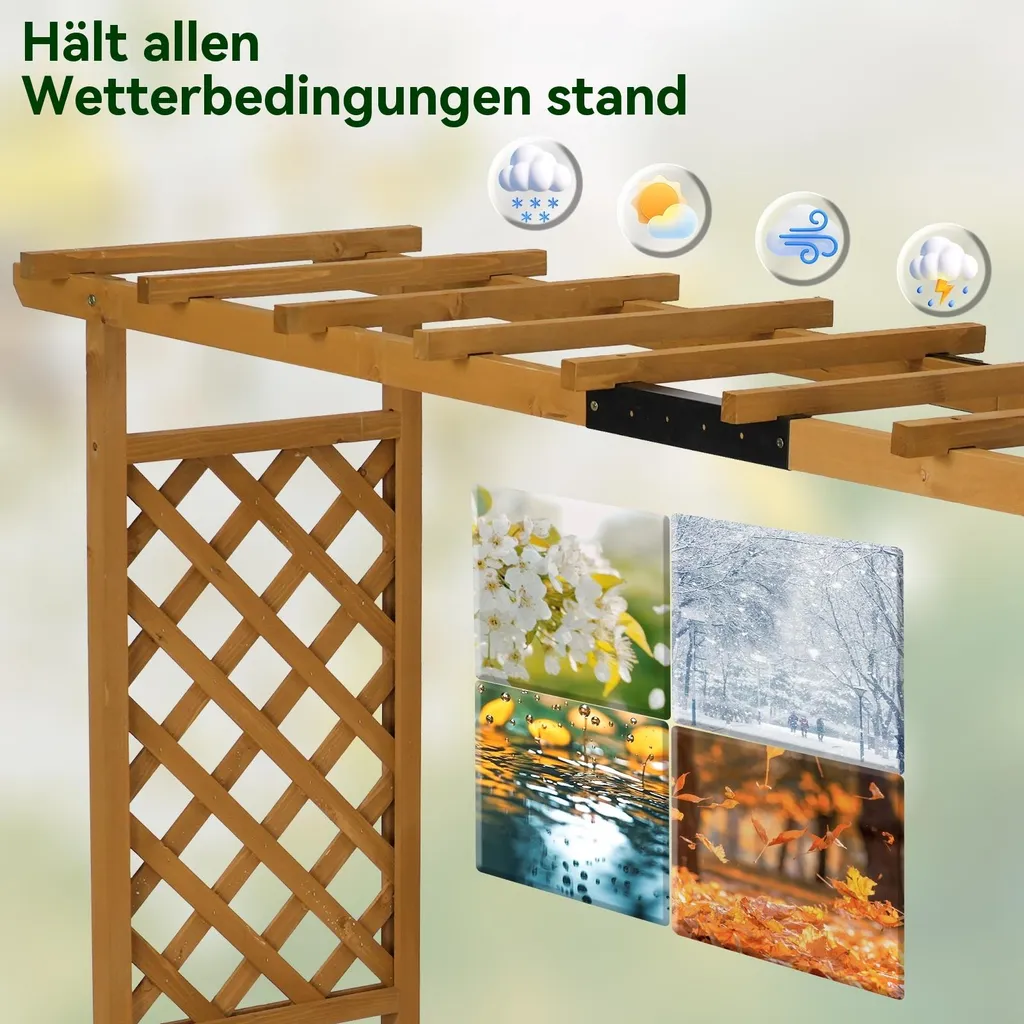 Potager de balcon avec support grimpant et toit pour tomates et fleurs