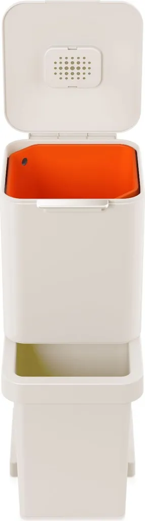 Poubelle Double Compartiment 2x20L Totem Pop avec Filtre Anti-Odeur